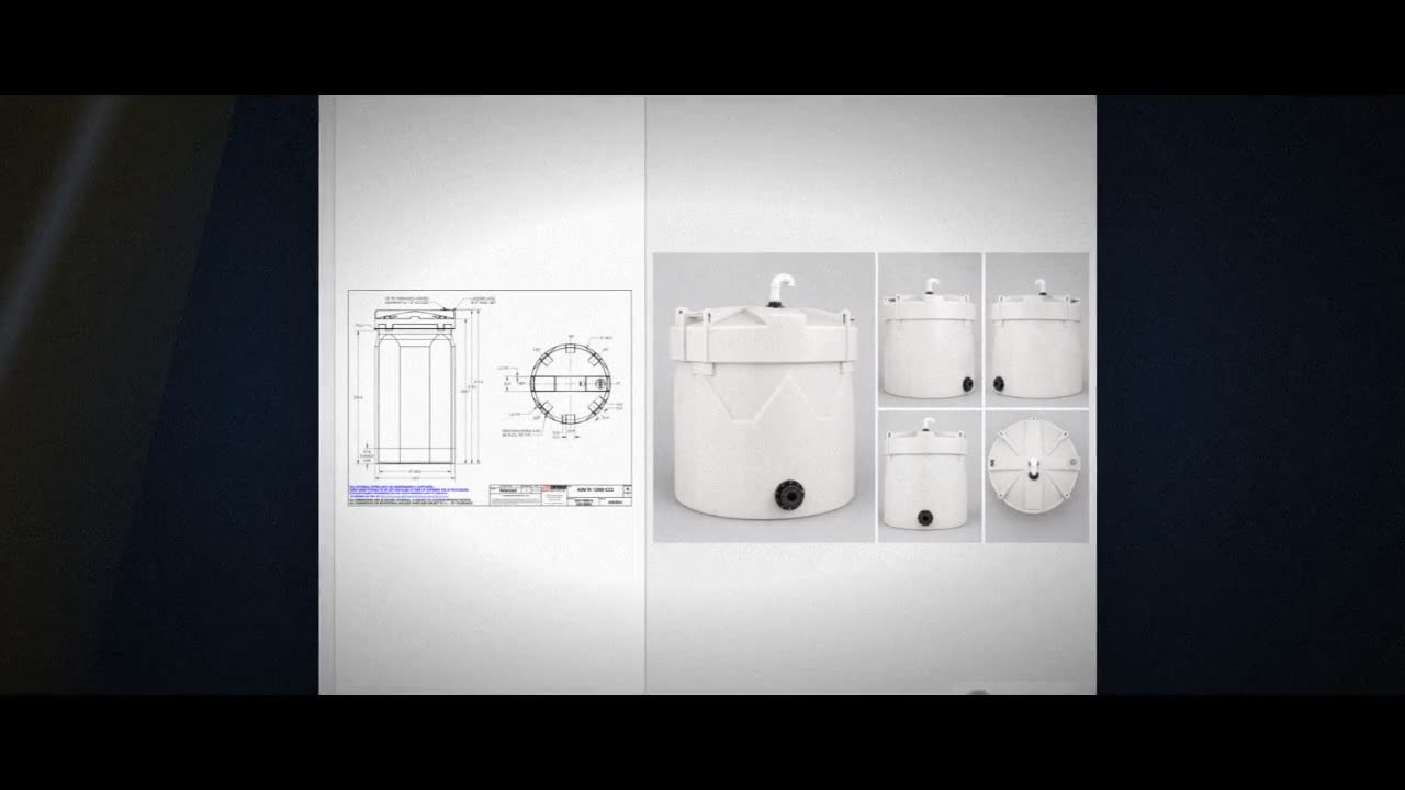 Snyder Industries 12500 Gallon HDLPE Vertical Double Wall Liquid Chemi video