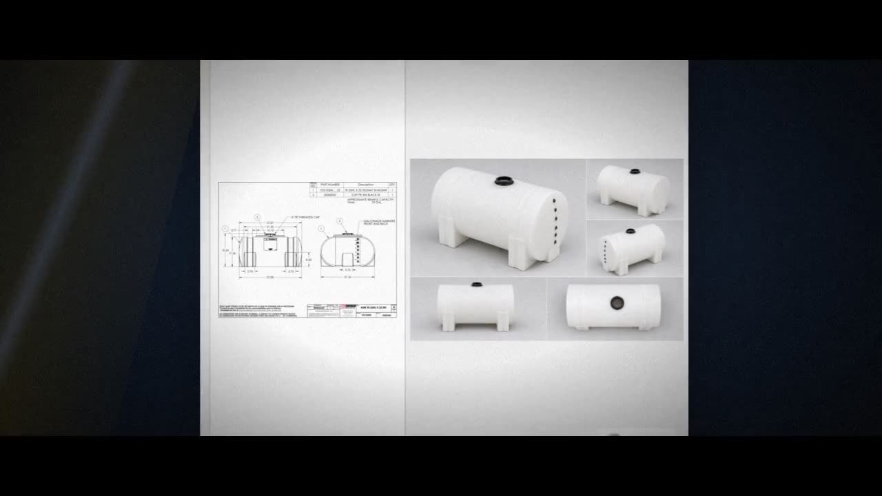 Snyder Industries 65 Gallon Plastic Horizontal Leg Tank video