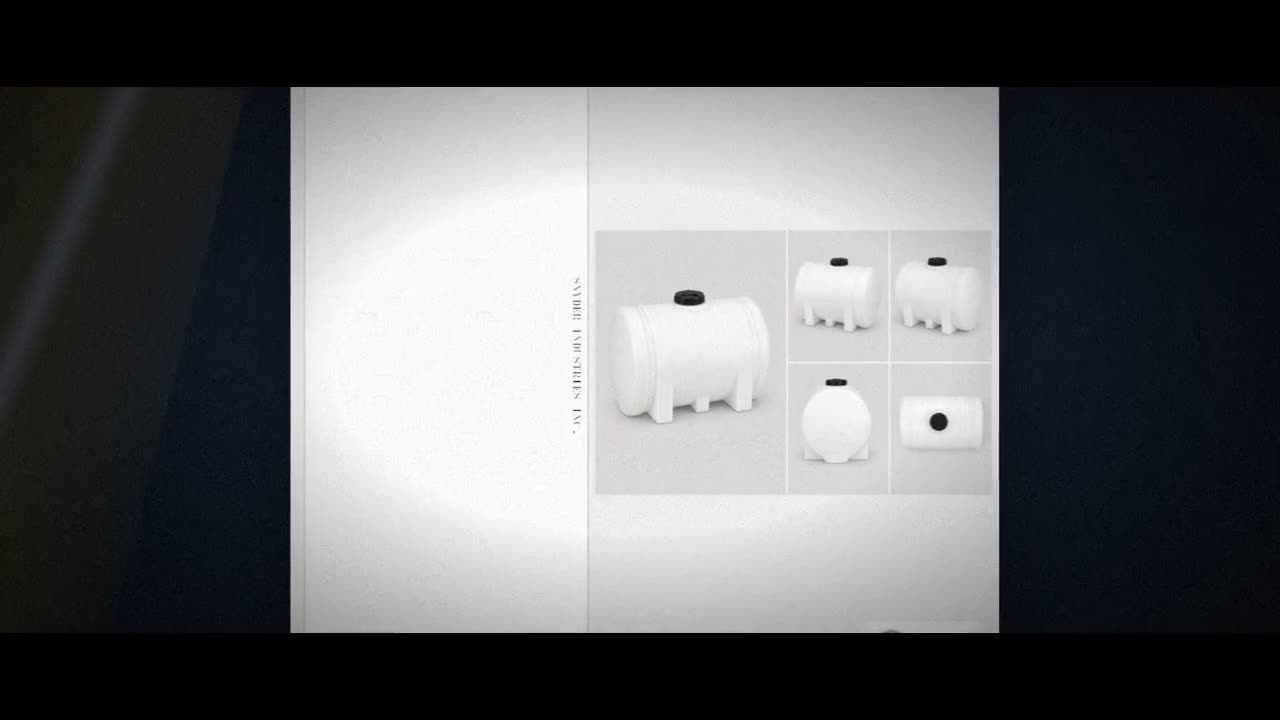 Snyder Industries 30 Gallon Plastic Horizontal Leg Tank in White video