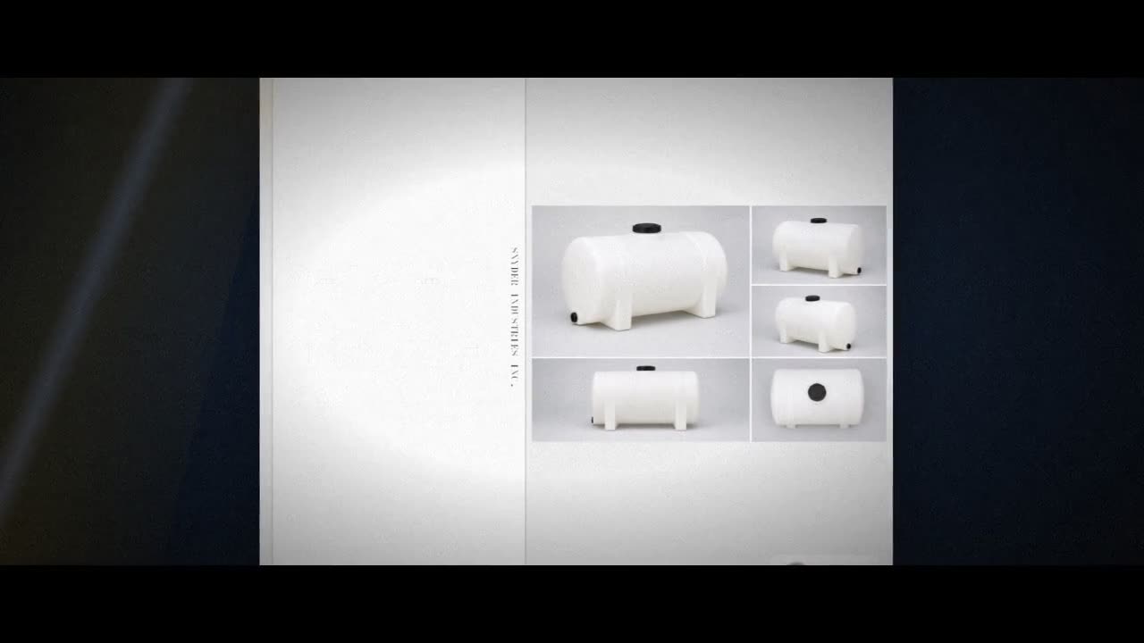 Snyder Industries 30 Gallon Plastic Horizontal Leg Tank in White video