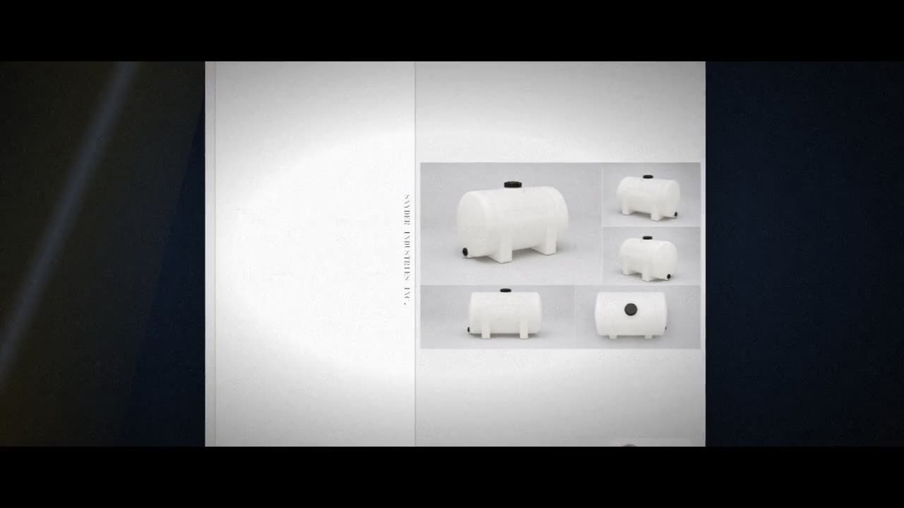 Snyder Industries 30 Gallon Plastic Horizontal Leg Tank in White video