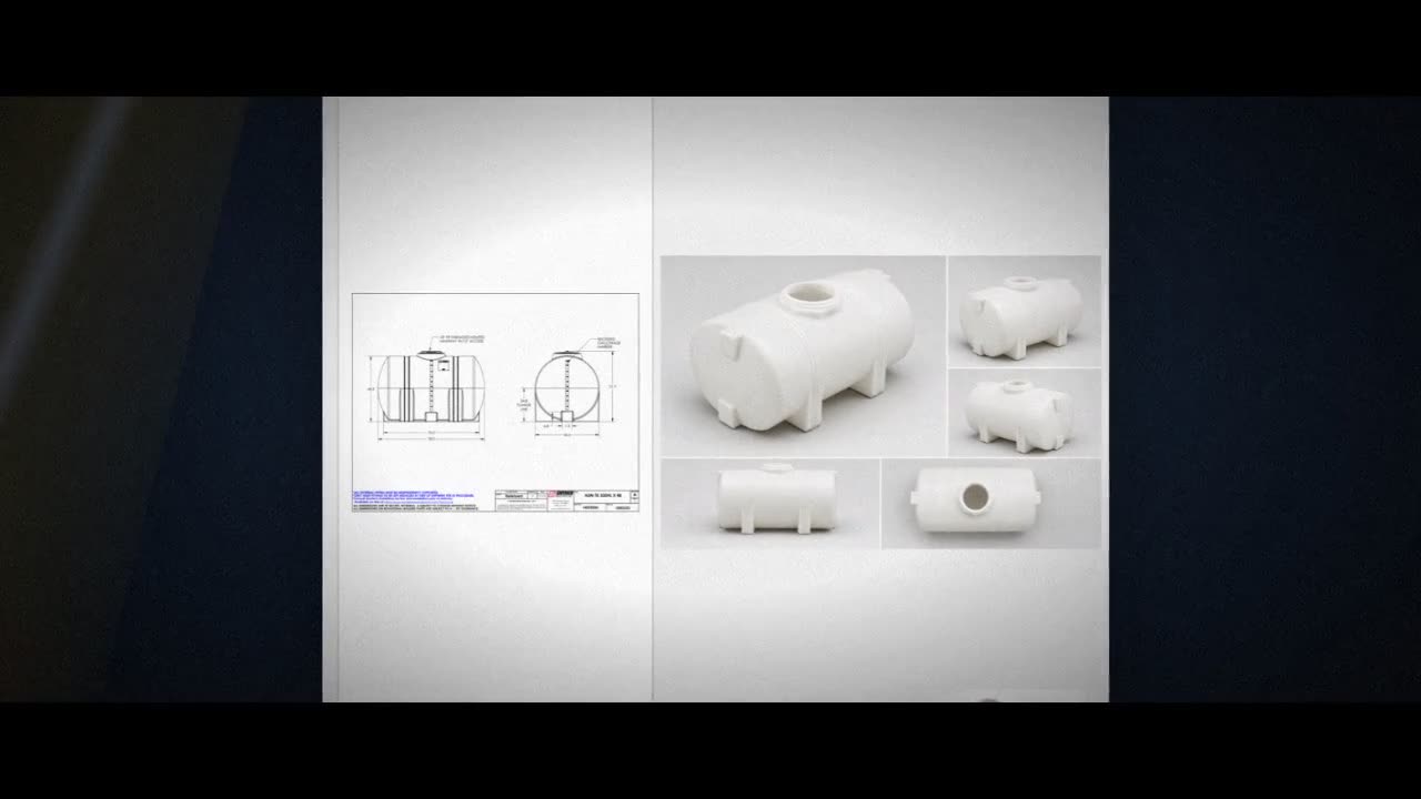 Snyder Industries 535 Gallon Plastic Horizontal Leg Tank video