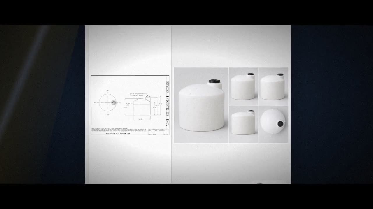 Snyder Industries 190 Gallon HDPE Vertical Liquid Storage Tank with AS video