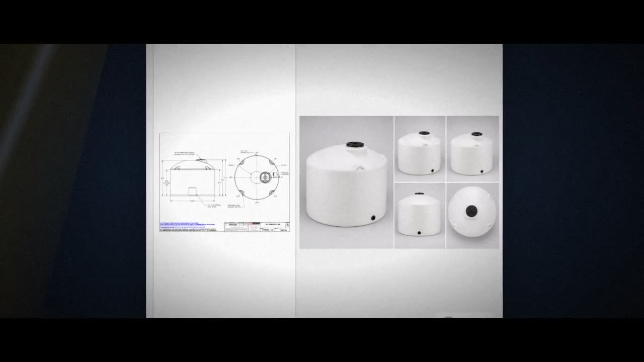 Snyder Industries 1500 Gallon HDPE Vertical Chemical Storage Tank in W video