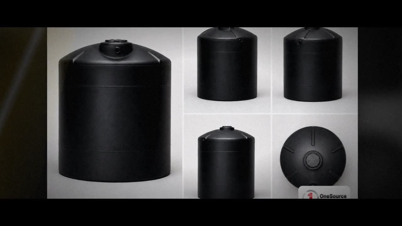 Snyder Industries 550 Gallon Plastic Vertical Chemical Storage Tank in video