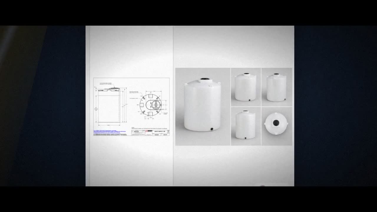 Snyder Industries 550 Gallon XLPE Vertical Liquid Storage Tank video