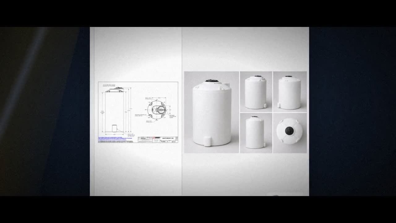 Snyder Industries 850 Gallon HDPE Vertical Liquid Storage Tank video