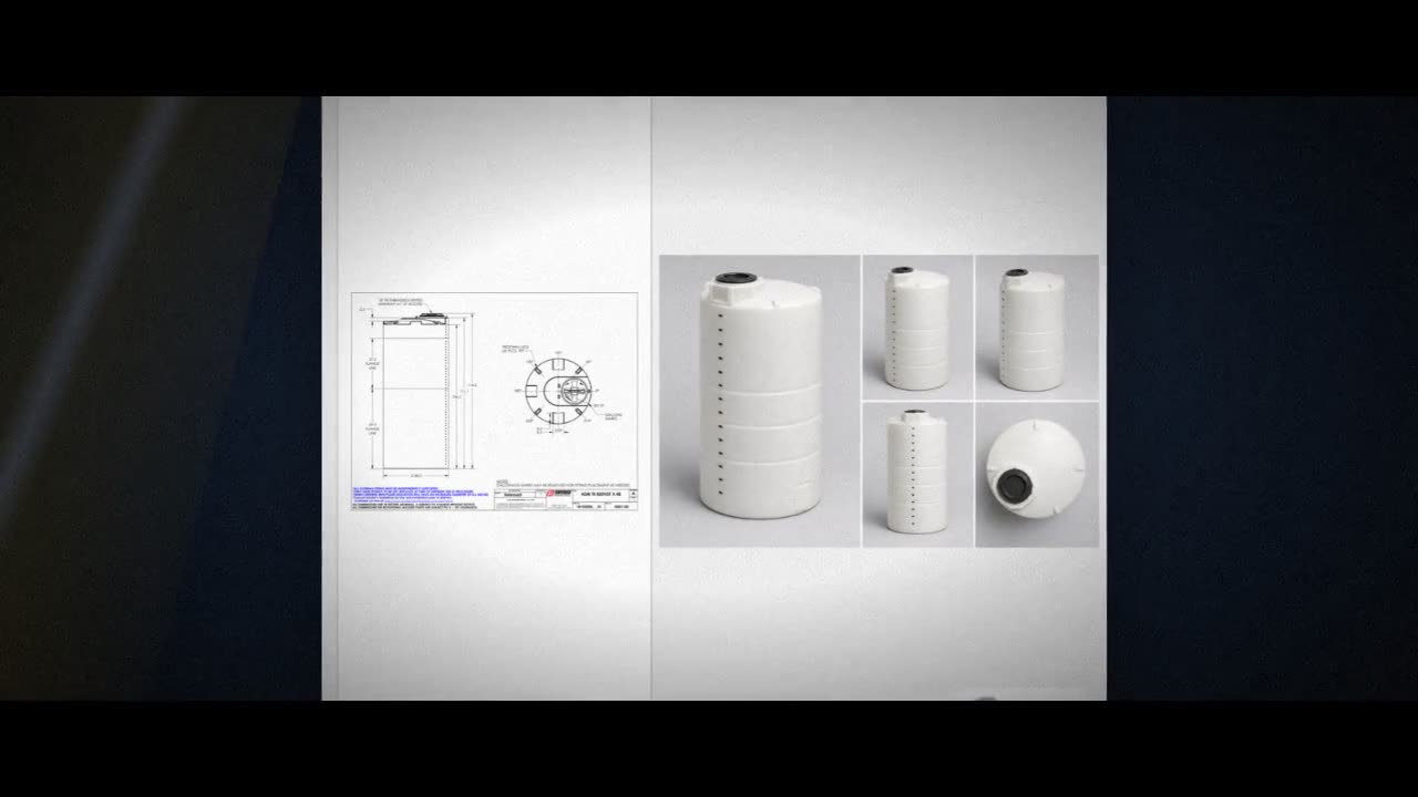 Snyder Industries 850 Gallon HDPE Vertical Liquid Storage Tank - Sulfu video