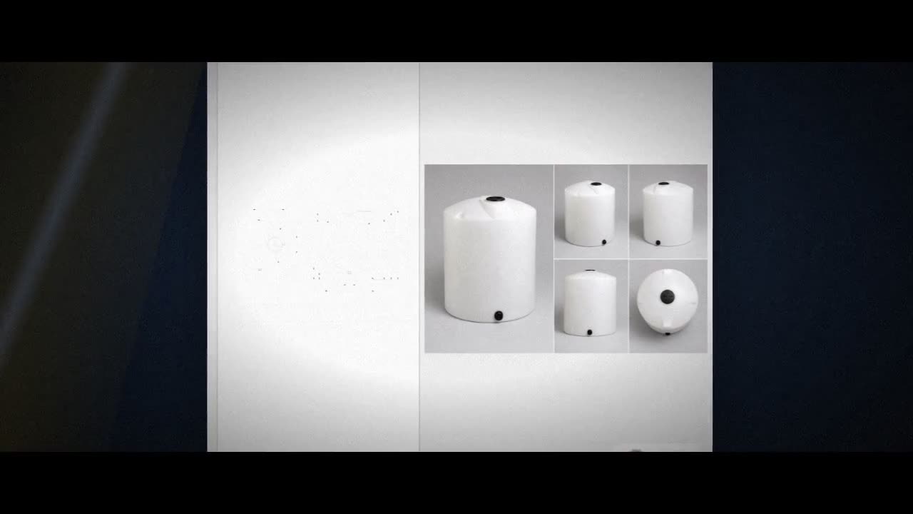 Snyder Industries 1100 Gallon Plastic Vertical Chemical Storage Tank i video