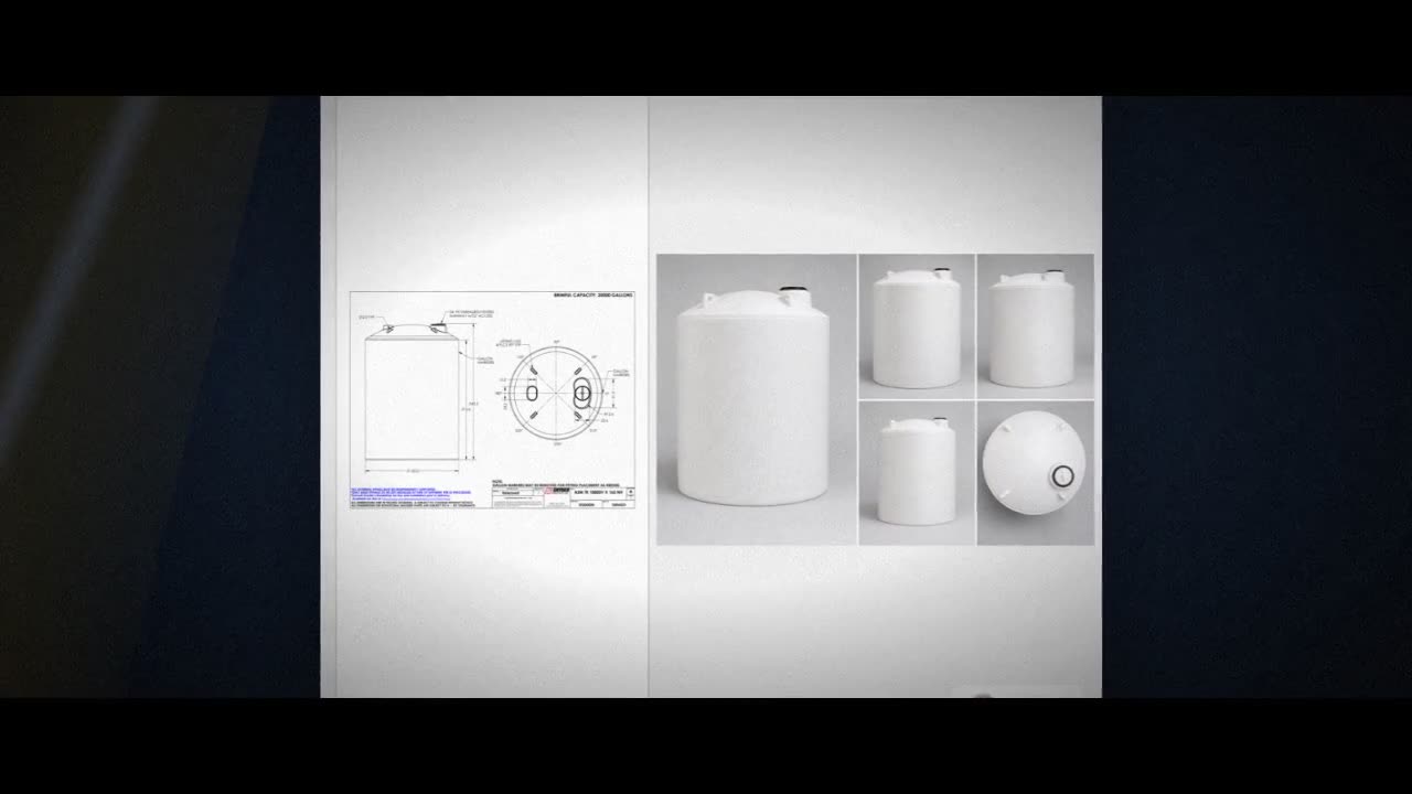 Snyder Industries 20000 Gallon HDPE Vertical Liquid Storage Tank video