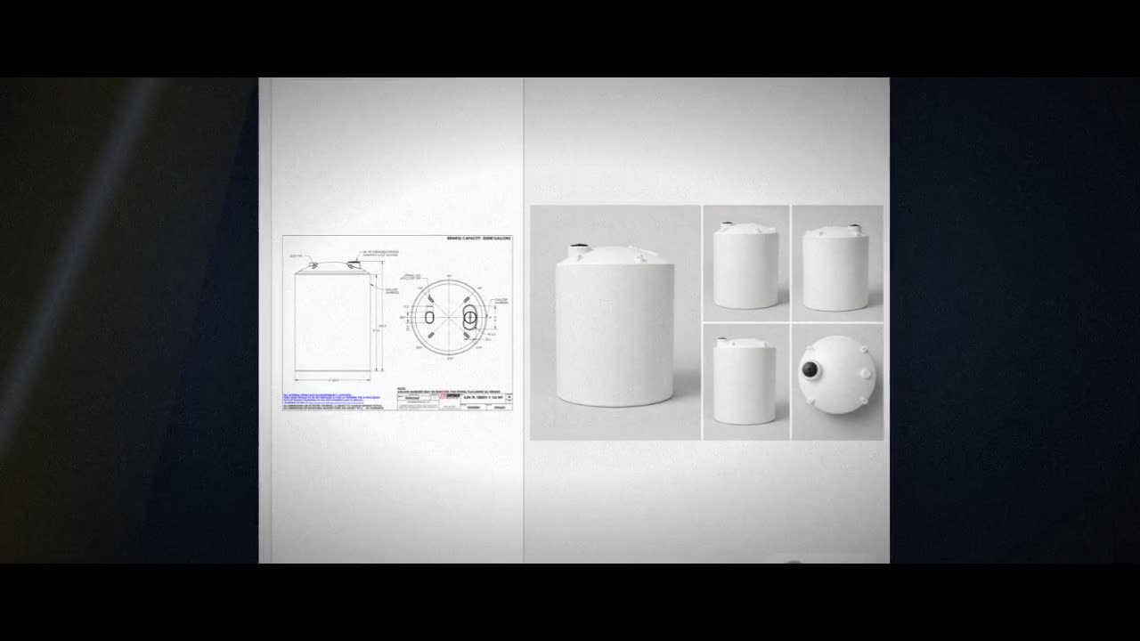 Snyder Industries 18800 Gallon HDPE Vertical Liquid Storage Tank with  video