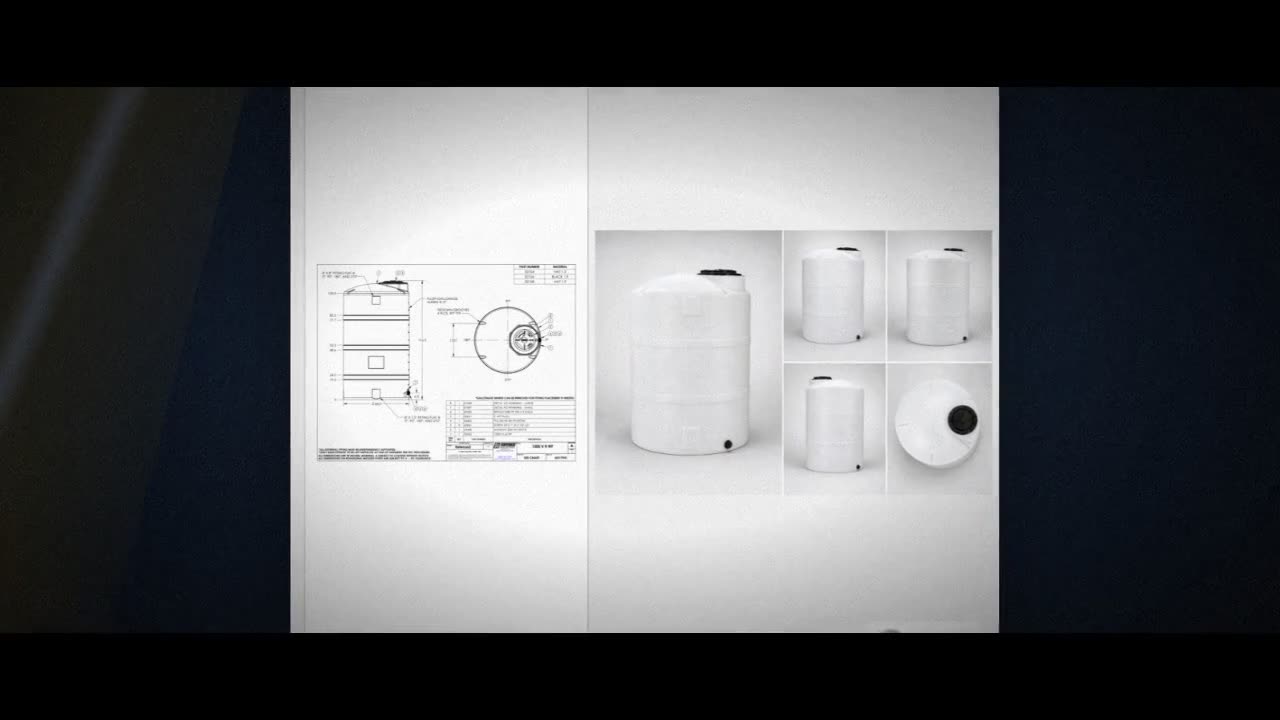 Snyder Industries 1500 Gallon HDPE Vertical Liquid Storage Tank video