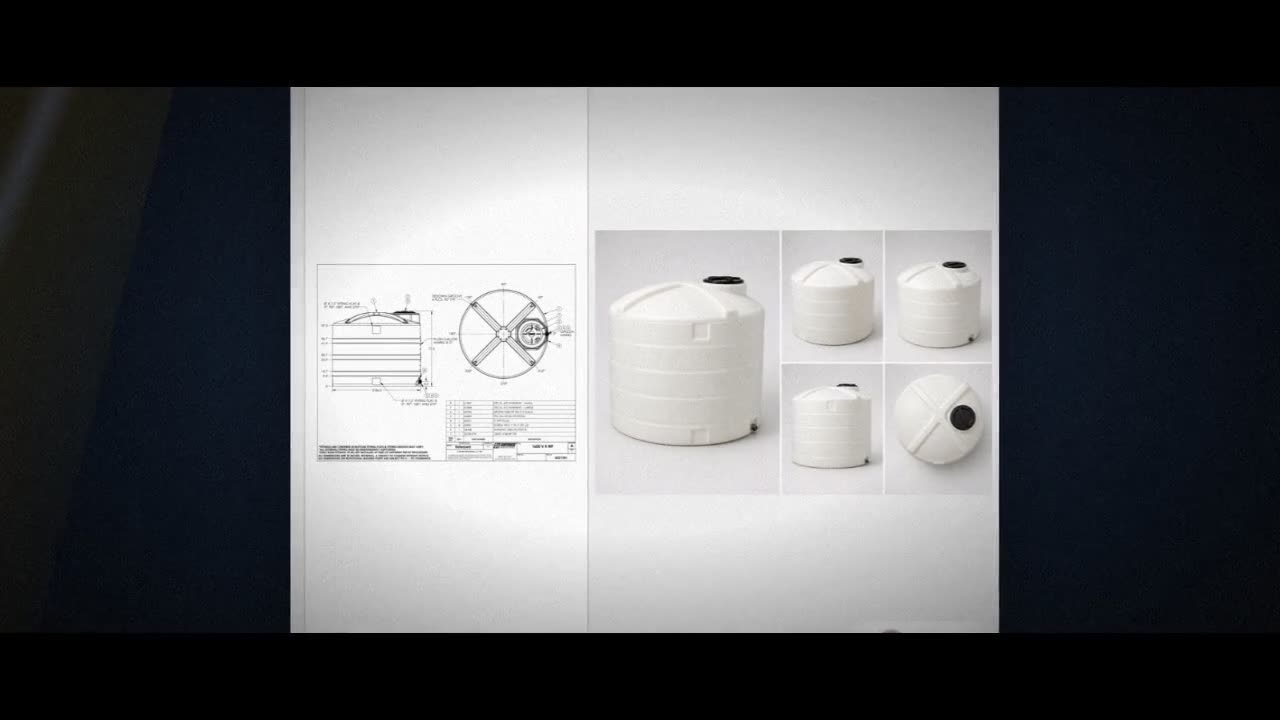 Snyder Industries 1600 Gallon HDPE Vertical Liquid Storage Tank in Whi video