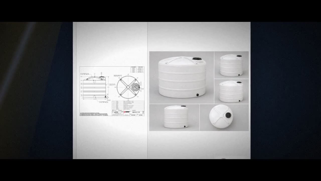 Snyder Industries 3000 Gallon Plastic Vertical Liquid Storage Tank video