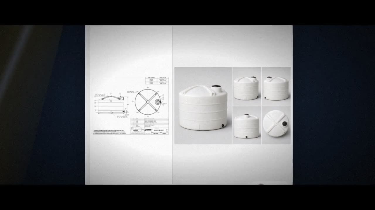 Snyder Industries 5100 Gallon HDPE Vertical Liquid Storage Tank in Whi video