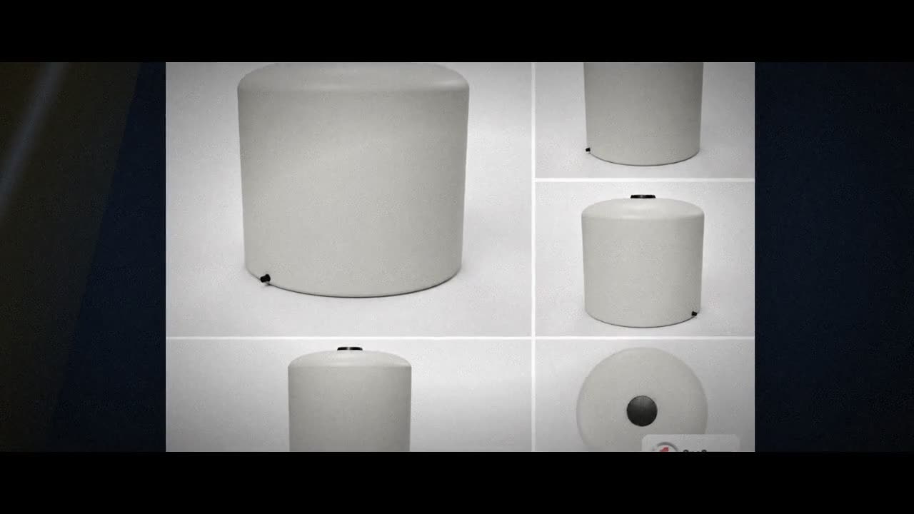 2000 Gallon Plastic Vertical Liquid Storage Tank video