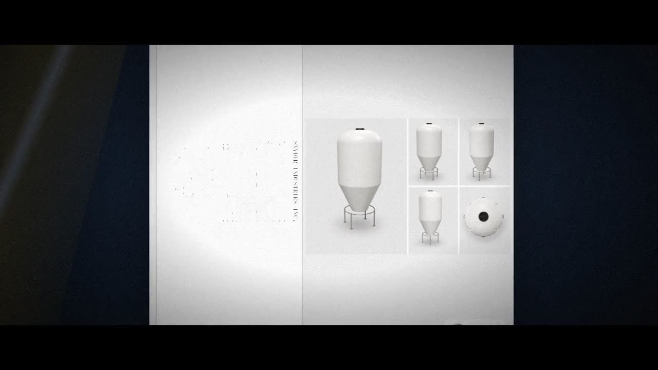 4100 Gallon 45 Degree Plastic Cone Bottom Tank in White video