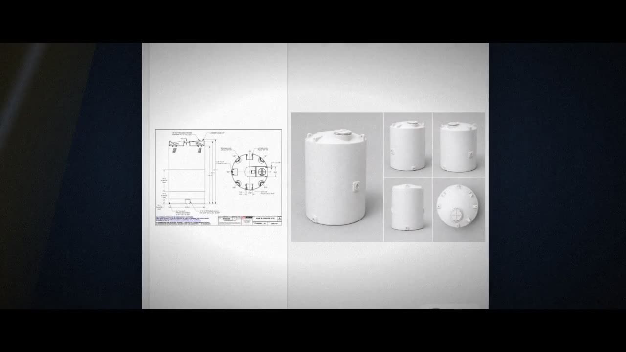 3900 Gallon XLPE Vertical Liquid Storage Tank with ASTM Certification video