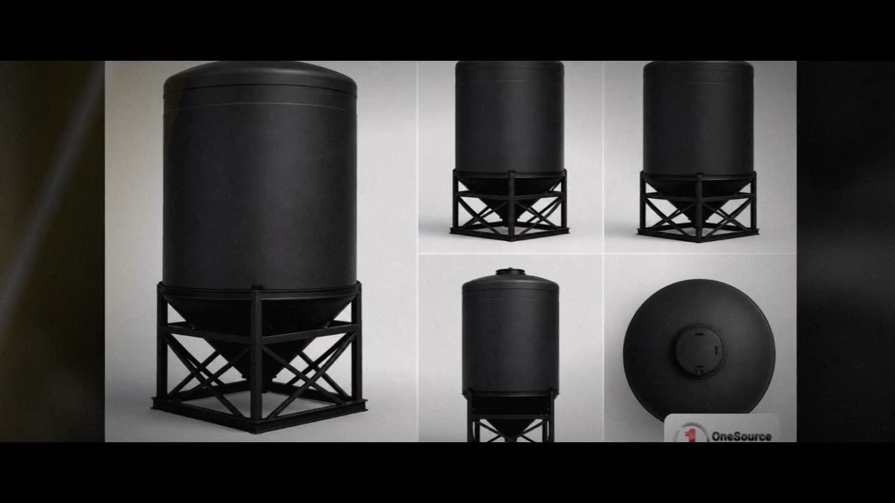 7400 Gallon Cone Bottom Tank video