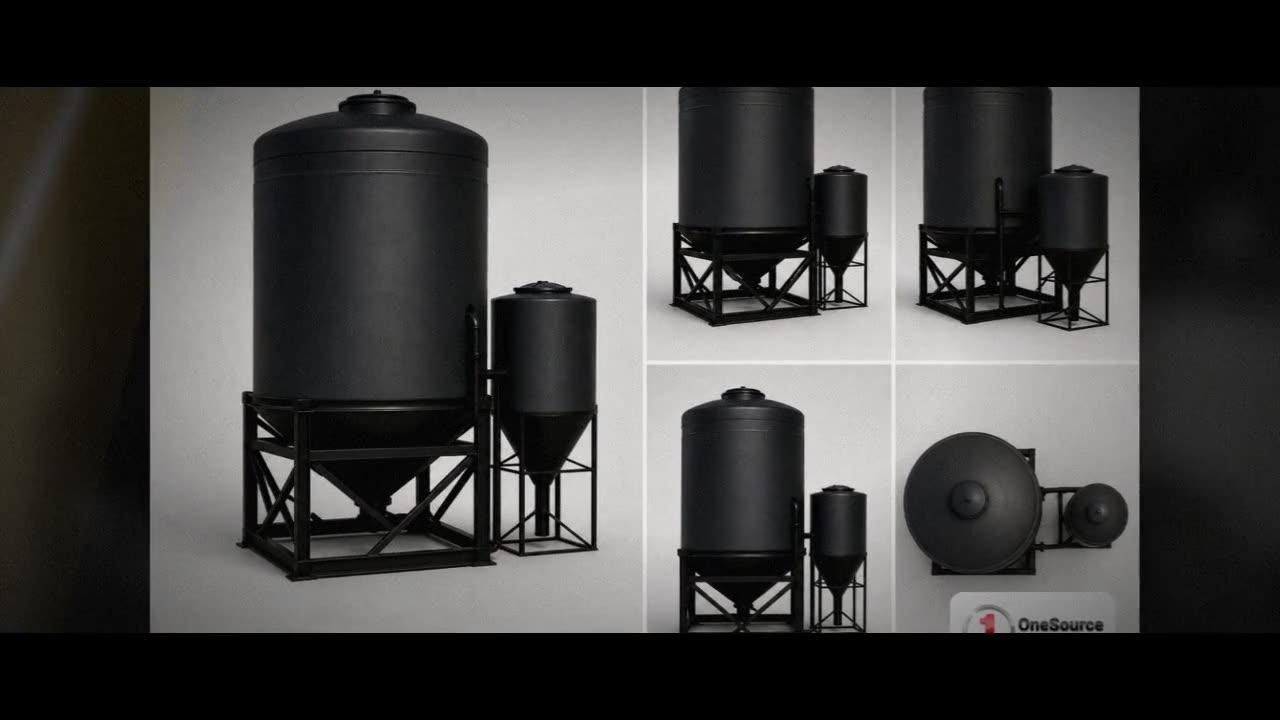 7400 Gallon Heavy Duty Cone Bottom Tank video