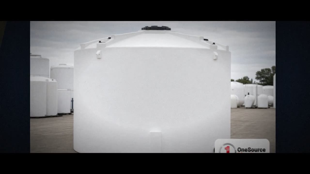 Snyder Industries 10500 Gallon HDPE Vertical Chemical Storage Tank in  video
