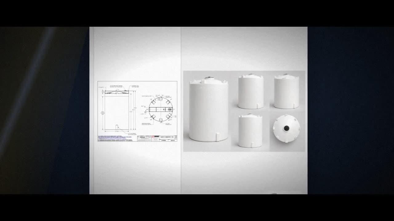 Snyder Industries 15000 Gallon HDPE Vertical Liquid Storage Tank video