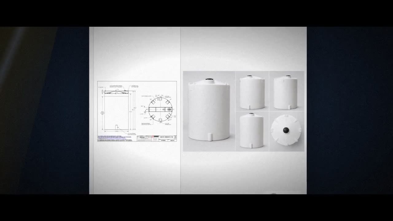 Snyder Industries 15000 Gallon HDPE Vertical Liquid Storage Tank with  video