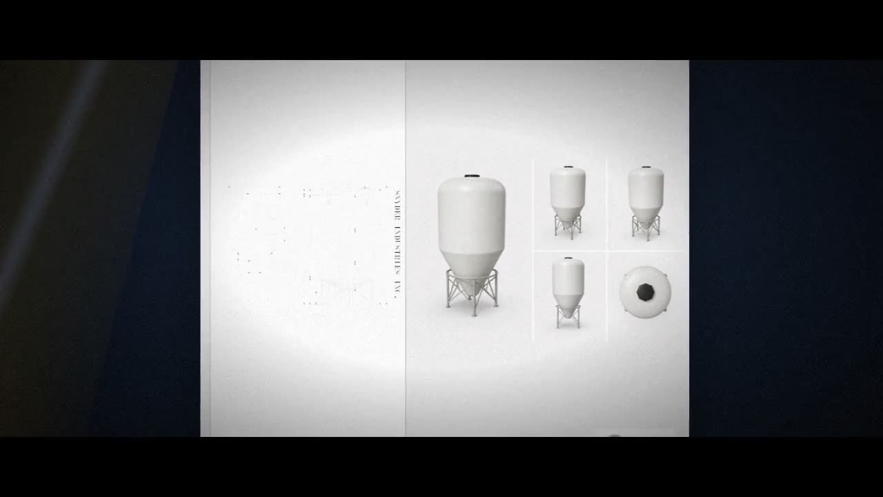 3900 Gallon 30 Degree Plastic Cone Bottom Tank in White video