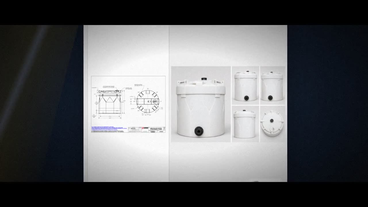 Snyder Industries 2000 Gallon HDLPE Vertical Double Wall Storage Tank  video