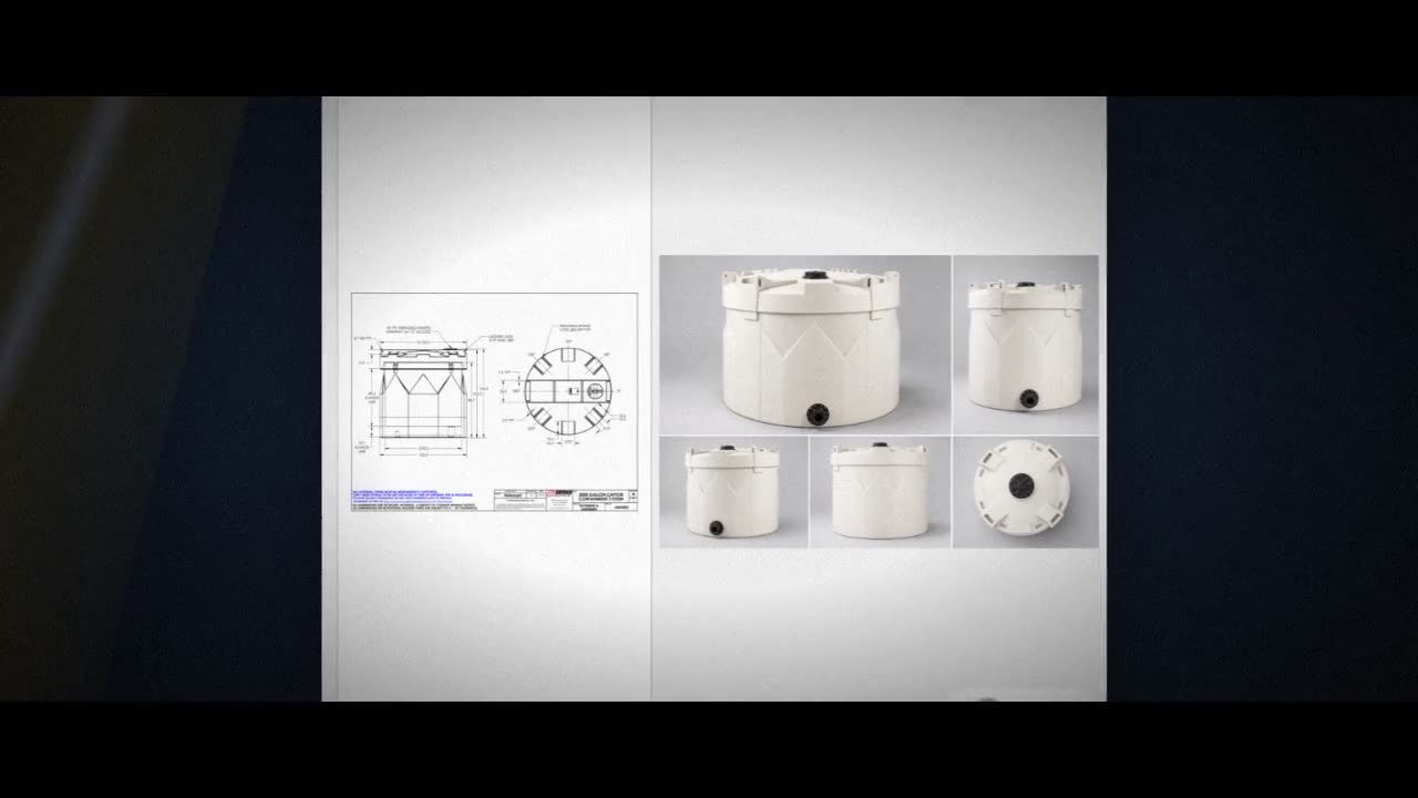 Snyder Industries 2000 Gallon XLPE Vertical Double Wall Liquid Chemica video
