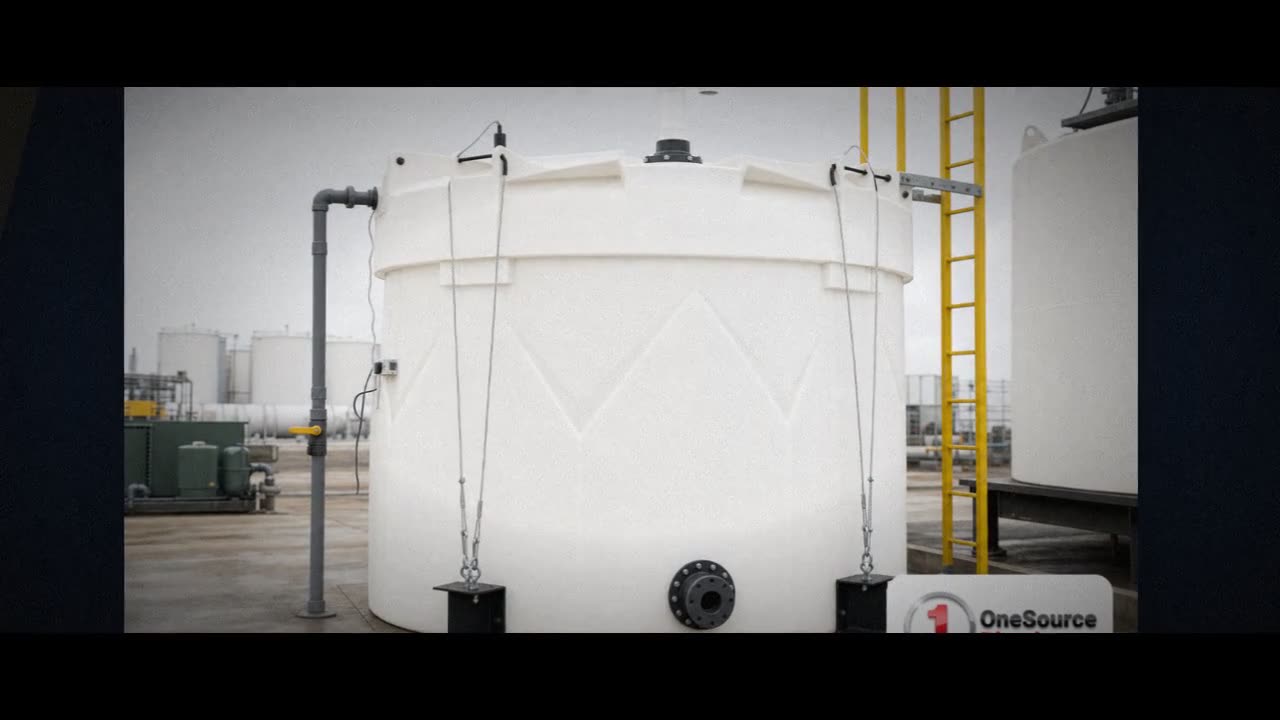 Snyder Industries 2000 Gallon Plastic Vertical Double Wall Liquid Chem video