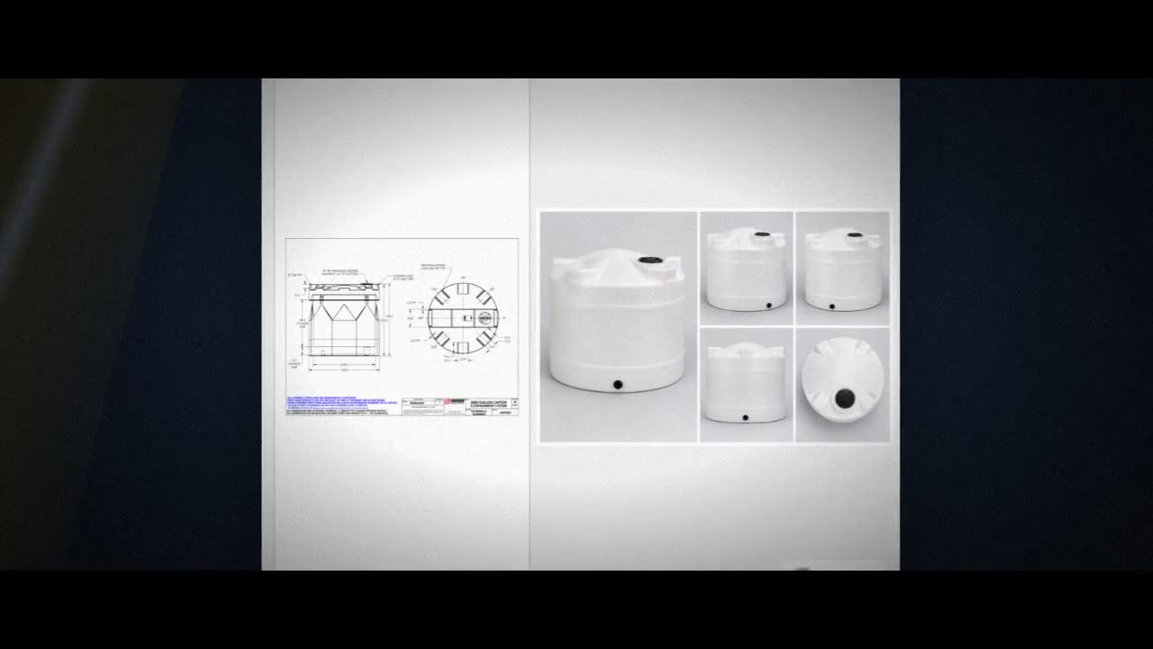 Snyder Industries  2000 Gallon Plastic Vertical Double Wall Liquid Che video