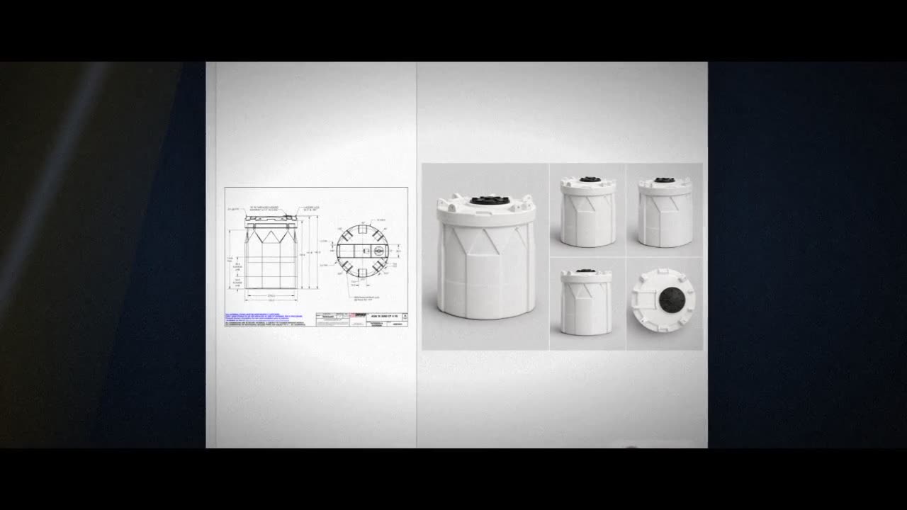 Snyder Industries 3000 Gallon XLPE Vertical Double Wall Liquid Chemica video