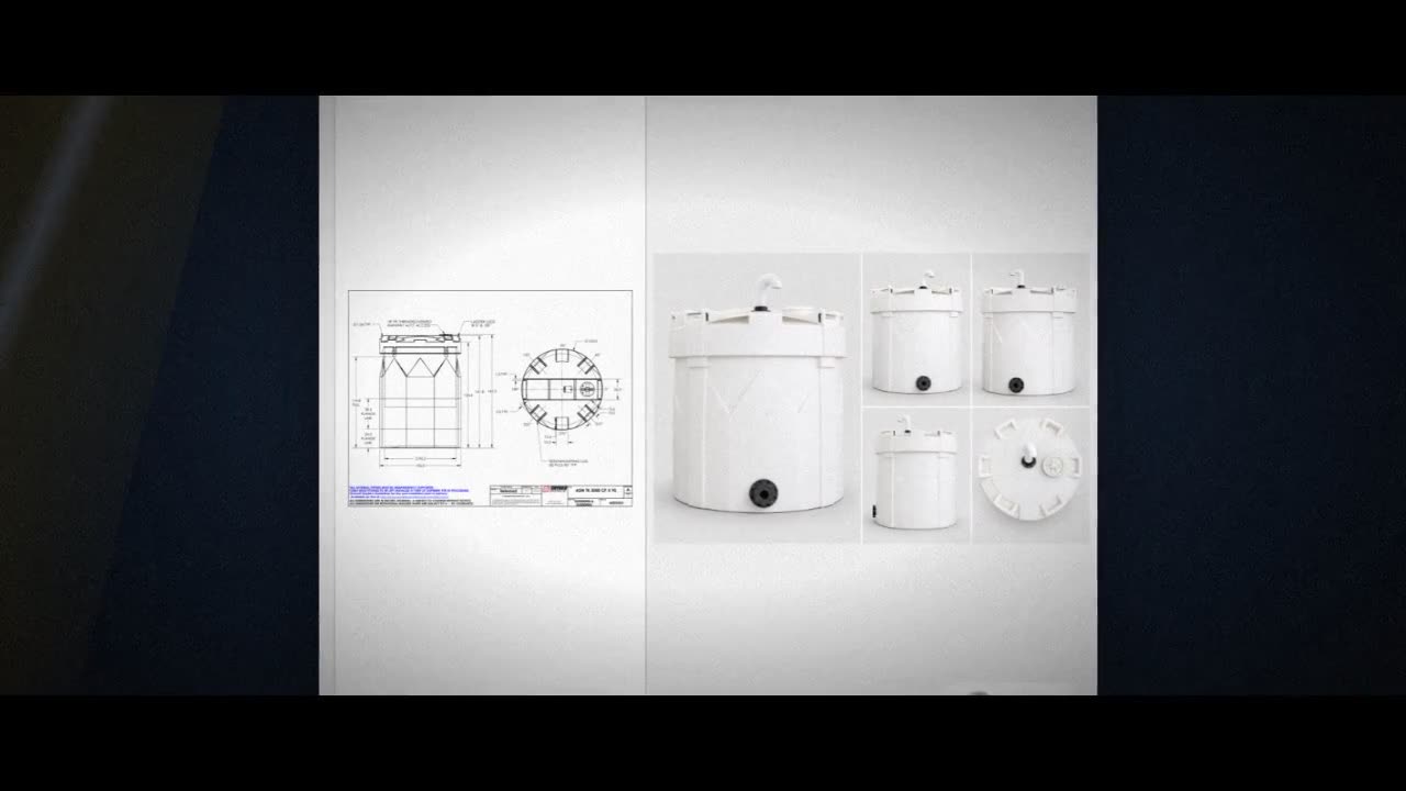 Snyder Industries 3000 Gallon Plastic Vertical Double Wall Liquid Chem video