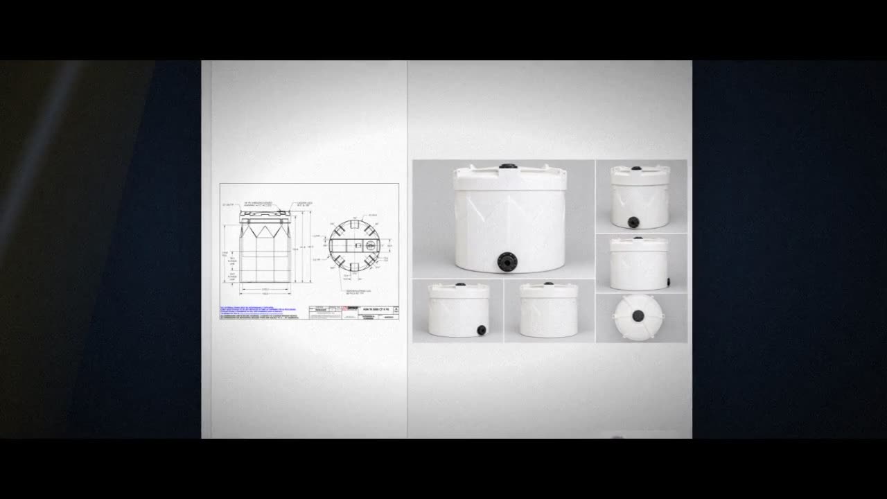 Snyder Industries 3000 Gallon Plastic Vertical Double Wall Liquid Chem video