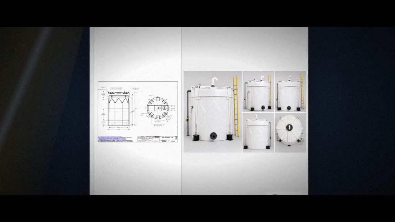Snyder Industries 3500 Gallon Plastic Vertical Double Wall Liquid Chem video