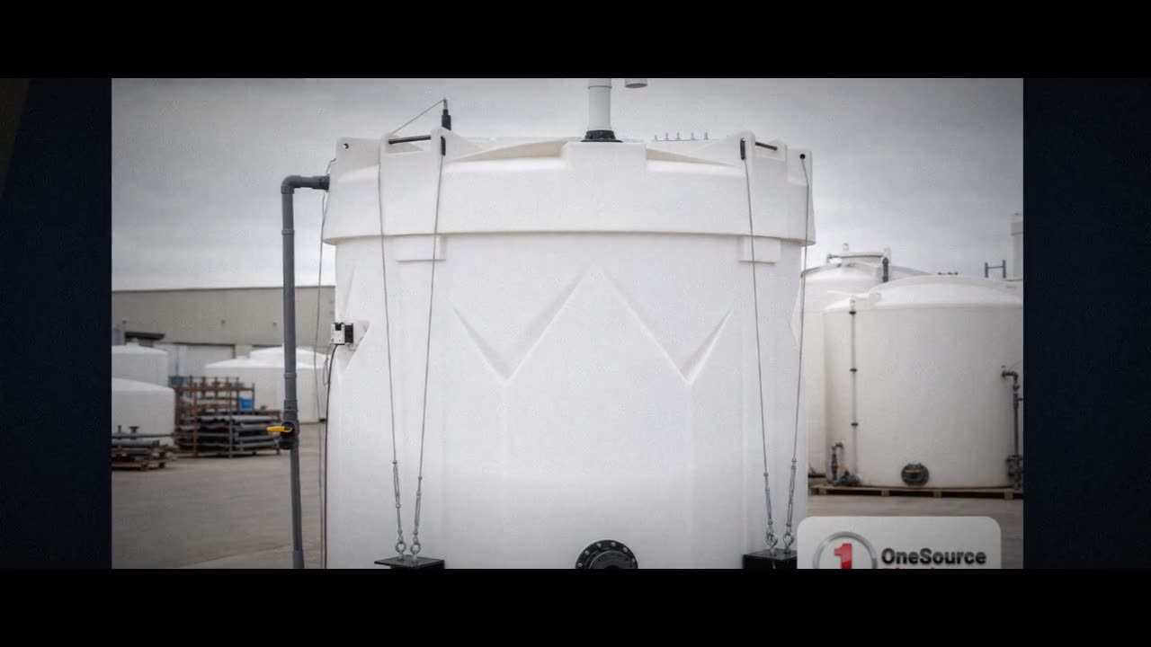 Snyder Industries 3500 Gallon Plastic Vertical Double Wall Liquid Chem video