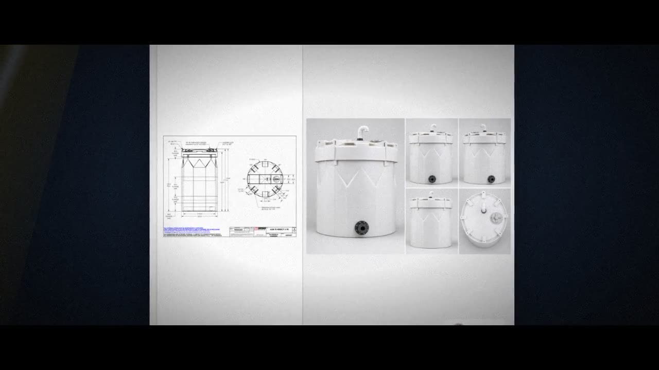 Snyder Industries 4000 Gallon HDLPE Vertical Double Wall Liquid Chemic video