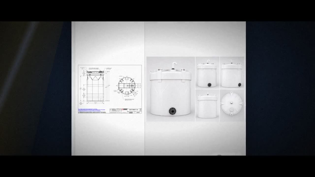 Snyder Industries 4000 Gallon HDLPE Vertical Double Wall Liquid Chemic video