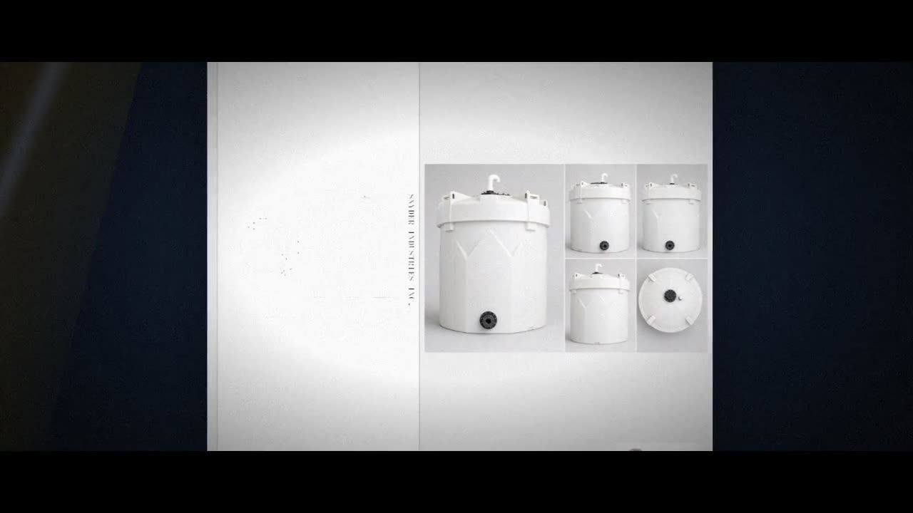 Snyder Industries 4500 Gallon HDLPE Vertical Double Wall Liquid Chemic video
