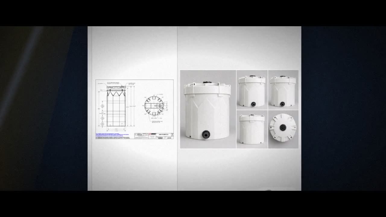 Snyder Industries 5000 Gallon Plastic Vertical Double Wall Liquid Chem video