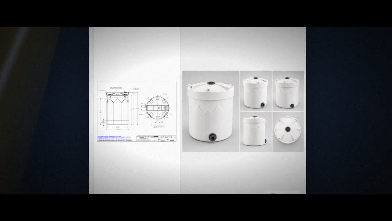 Snyder Industries 5500 Gallon Plastic Vertical Double Wall Liquid Chem video
