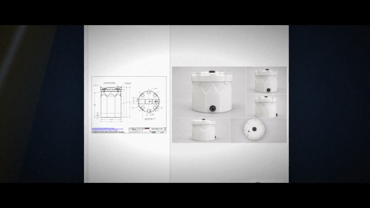 Snyder Industries 5500 Gallon Plastic Vertical Double Wall Liquid Chem video
