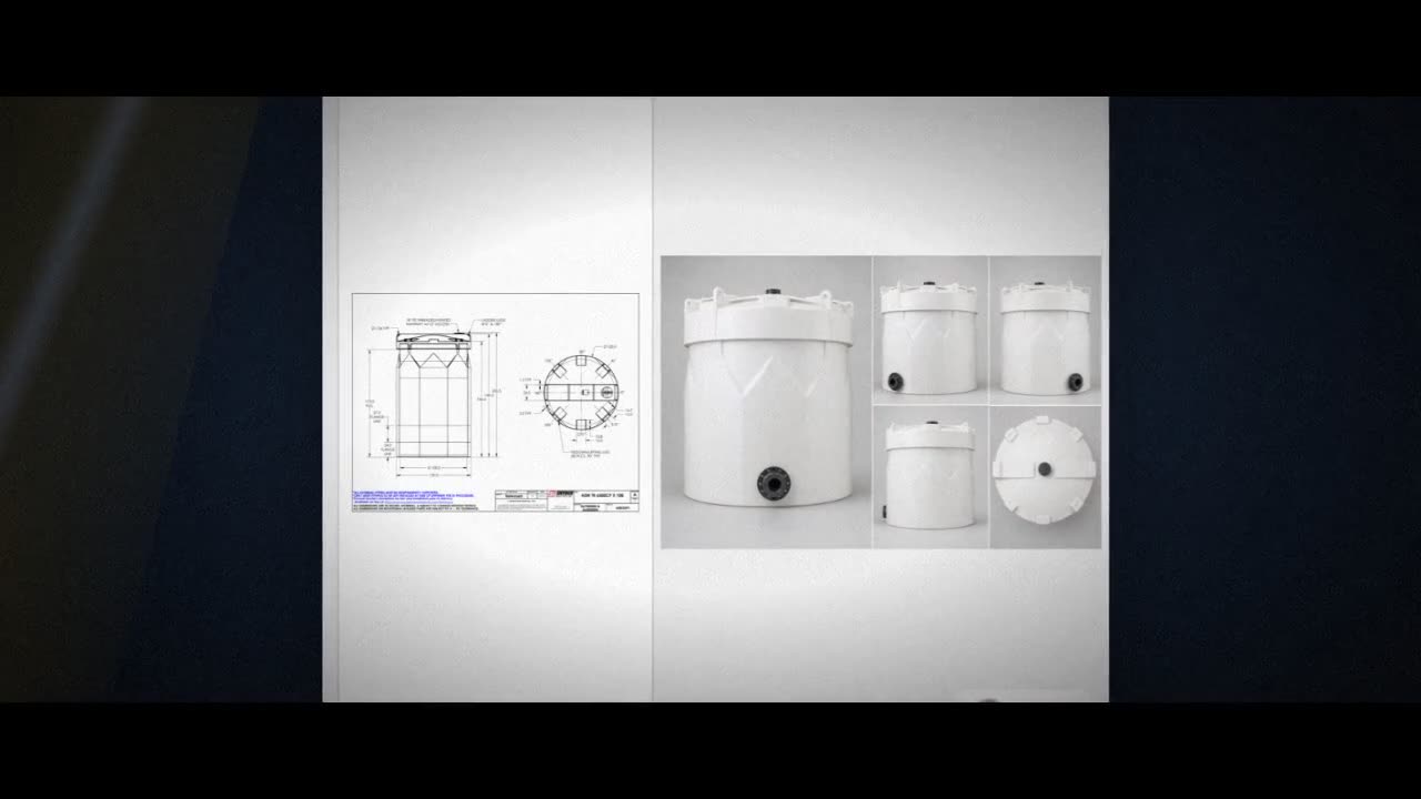 Snyder Industries 6500 Gallon Plastic Vertical Double Wall Liquid Chem video