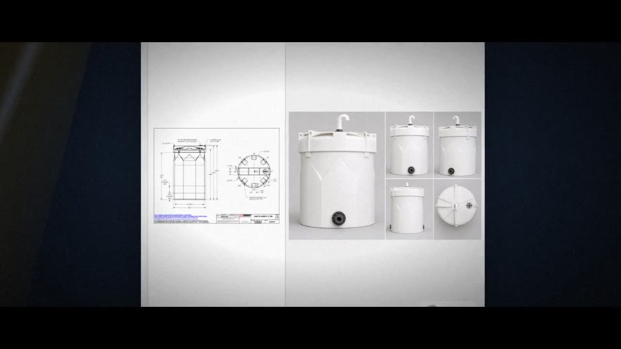 Snyder Industries 6500 Gallon Plastic Vertical Double Wall Liquid Chem video