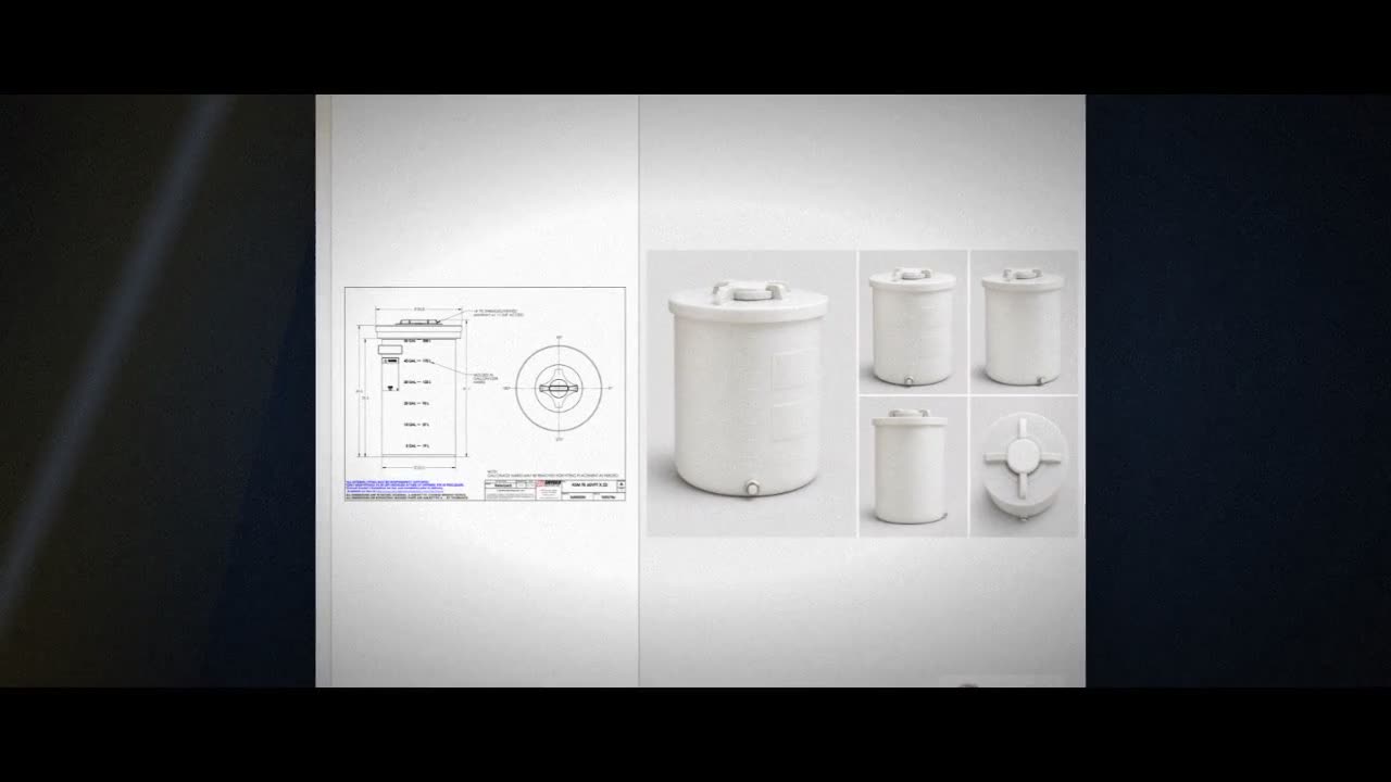 Snyder Industries 60 Gallon HDPE Vertical Liquid Storage Tank with AST video