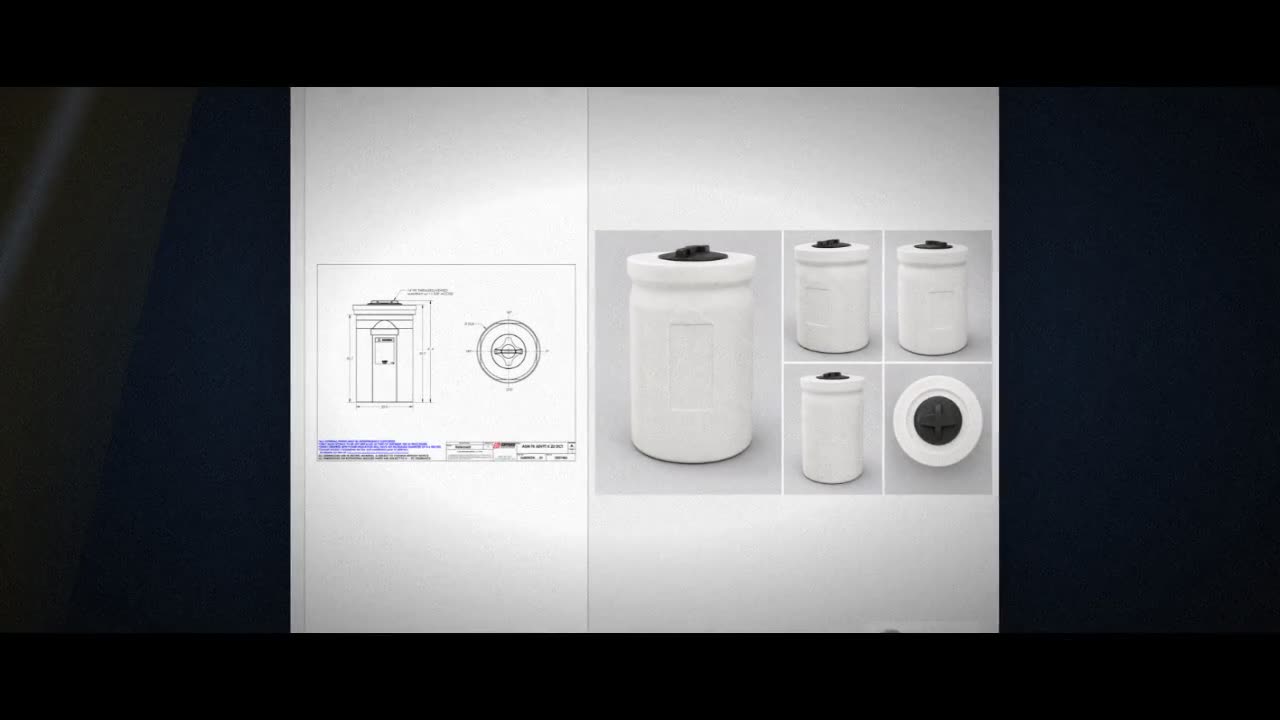 Snyder Industries 60 Gallon Plastic Vertical Double Wall Liquid Chemic video