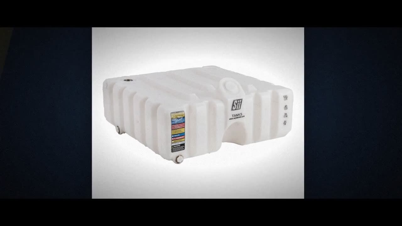 Snyder Industries 60 Gallon HDLPE Chemical Feed Station Tank with Stan video
