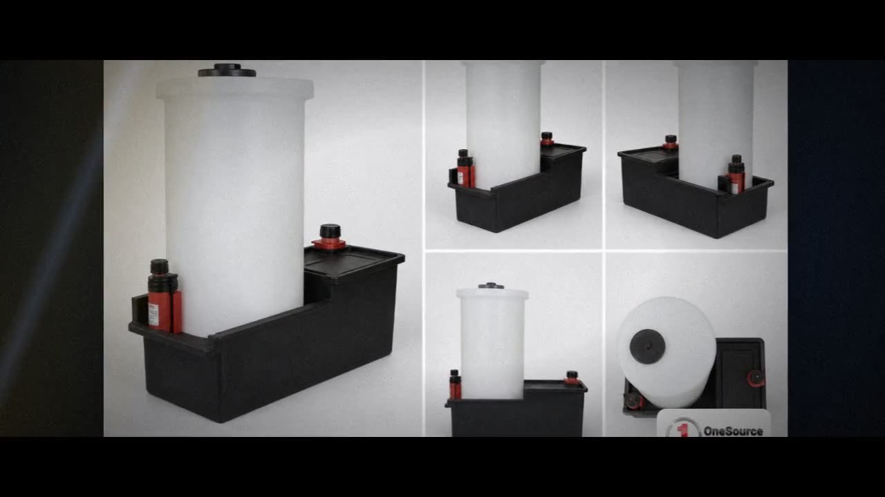 Snyder Industries 90 Gallon XLPE Chemical Feed Station Tank video