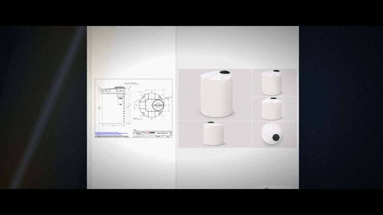 Snyder Industries 120 Gallon HDPE Vertical Chemical Storage Tank in Wh video